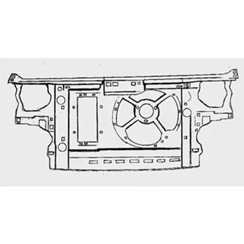 1H0805594C Volkswagen Golf 3 92/98  Ön Panel Komple Plastik 1.8/2.0/1.9D/Td (Tek Fanlı)(63Cm) (Tw) - Ankara Ostim Yedek Parça